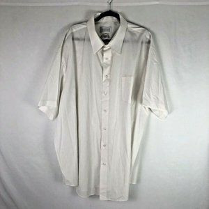 kings court dress shirts Mens KINGS COURT Long Sleeve Button Down Dress Shirt Big 18 33/4 Blue Uniform